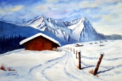 Winter an der Zugspitze