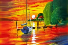 Sunset-Maurach-Acryl